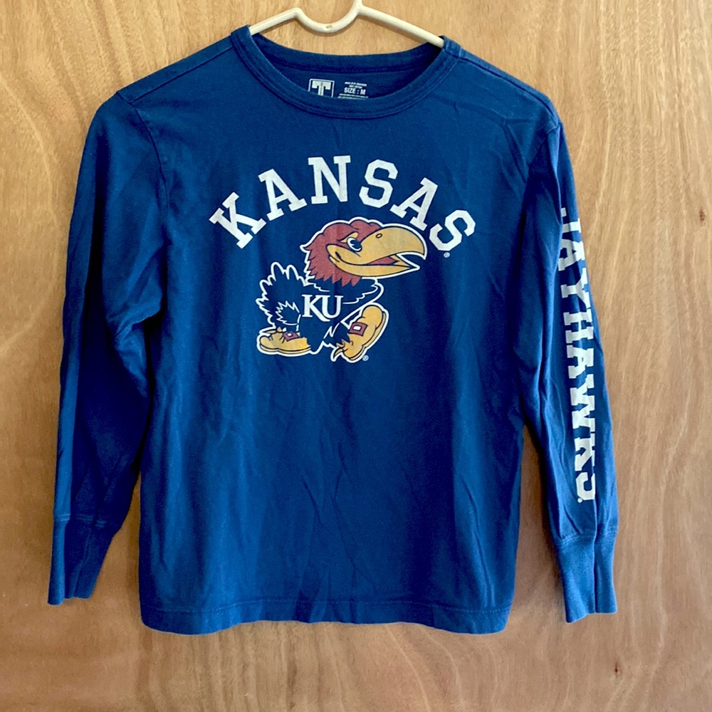 Kids Medium Kansas Jayhawks Long Sleeve